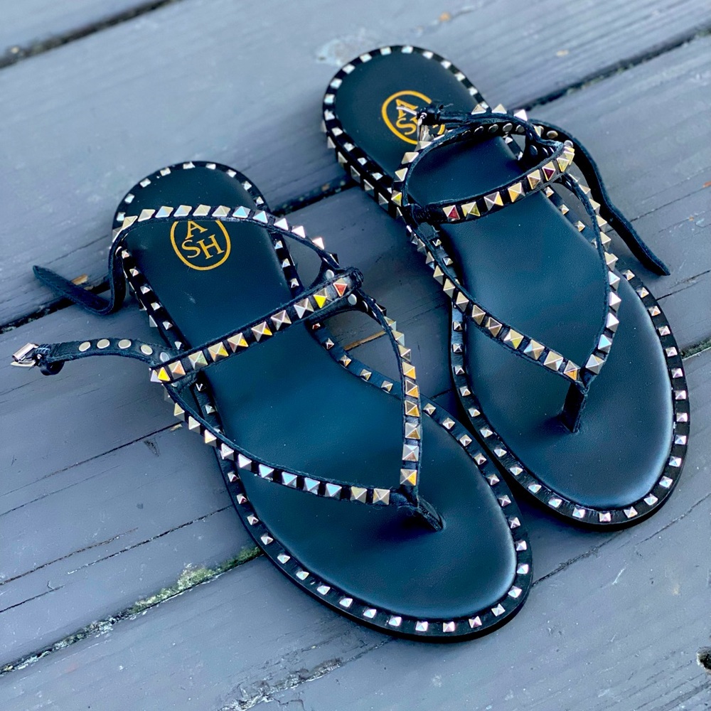 Beautiful ASH Sandals with silver stones